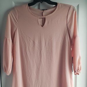 Pink tshirt dress